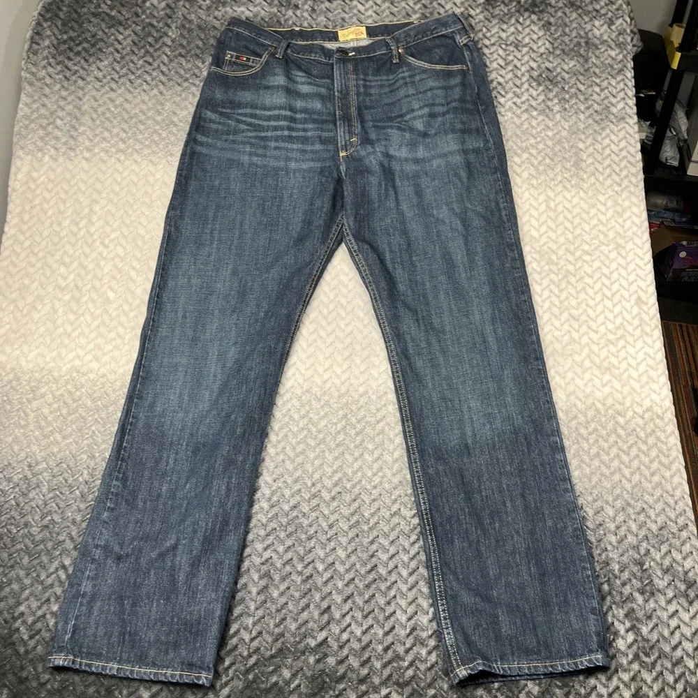 Wrangler 20X Jeans Mens 40x36 Blue Dark Wash 01 Competition Retro Rodeo EUC
